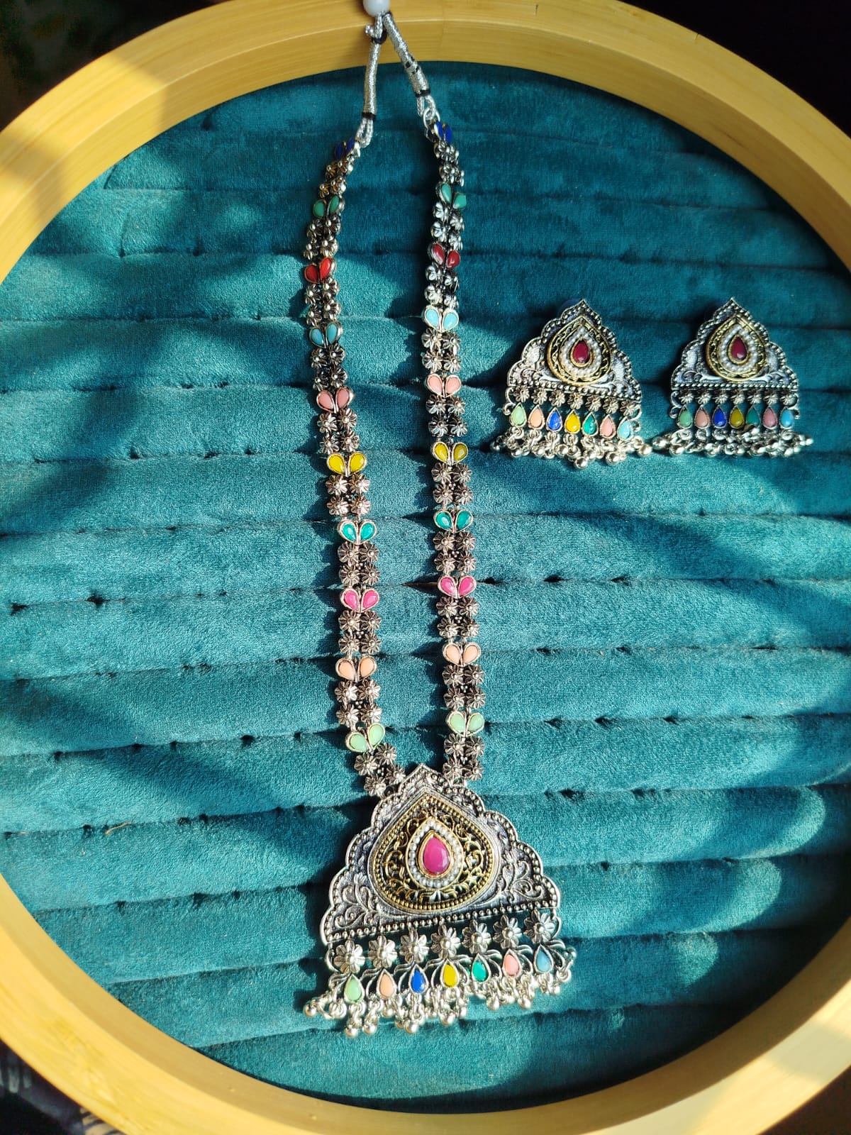 Indian oxidized set