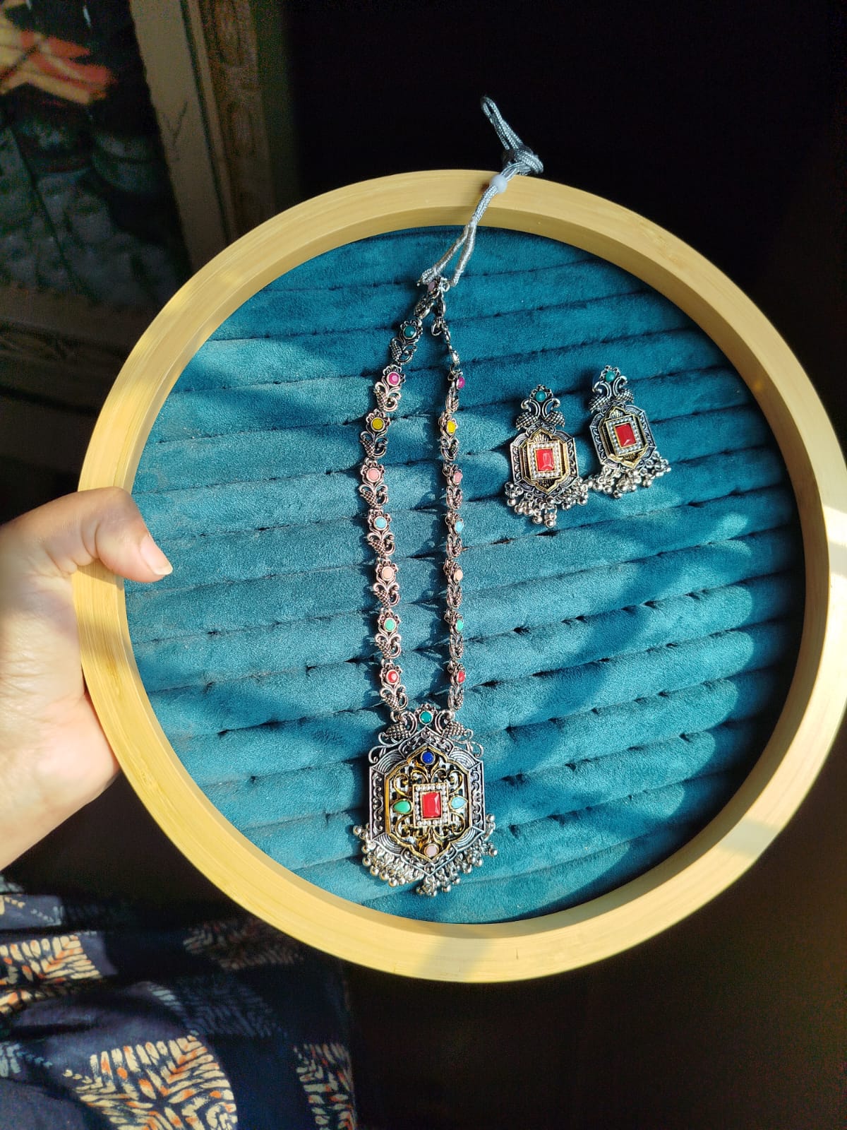 Indian oxidized set - Image 3