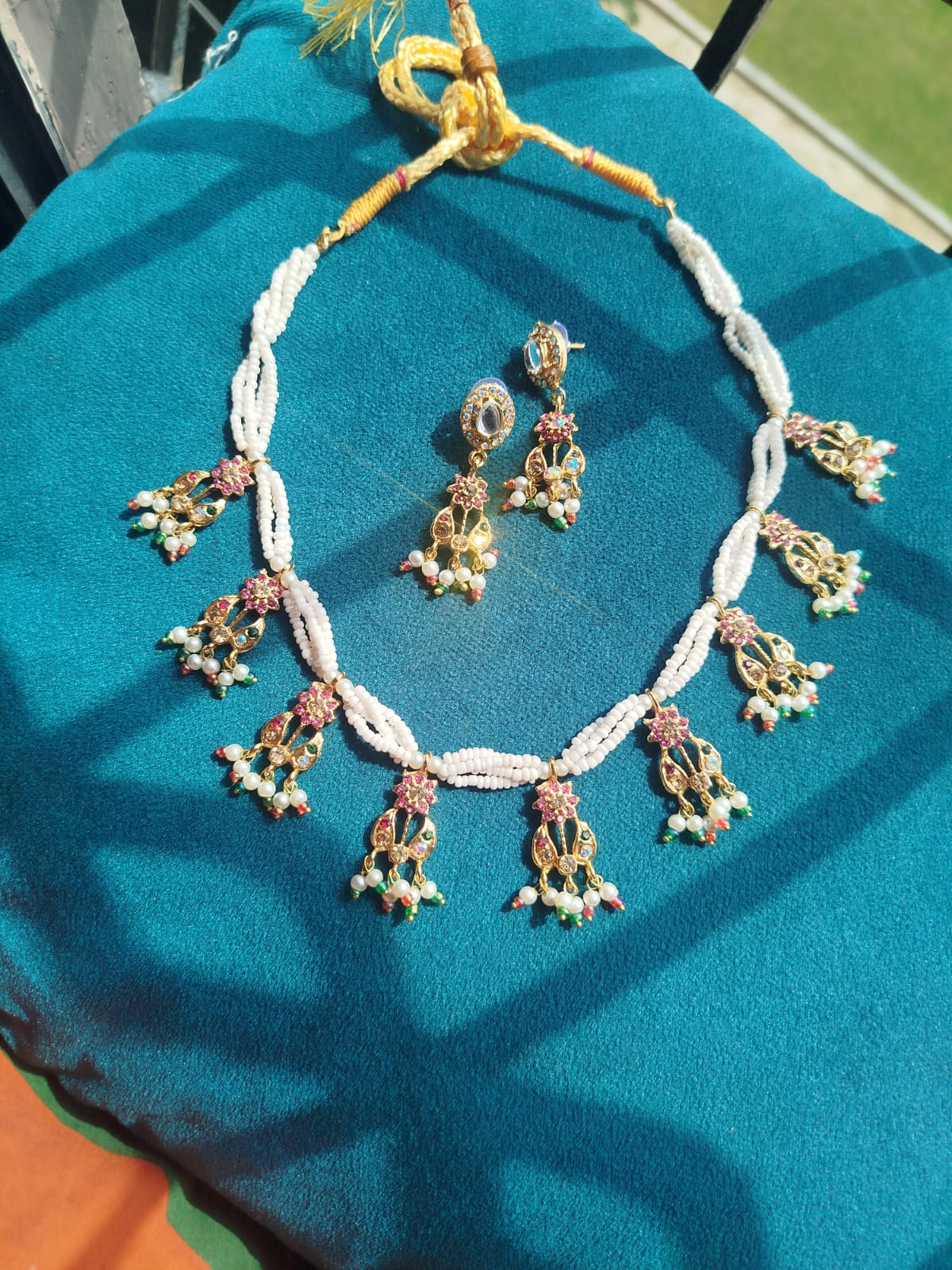 Beautiful designer necklace set