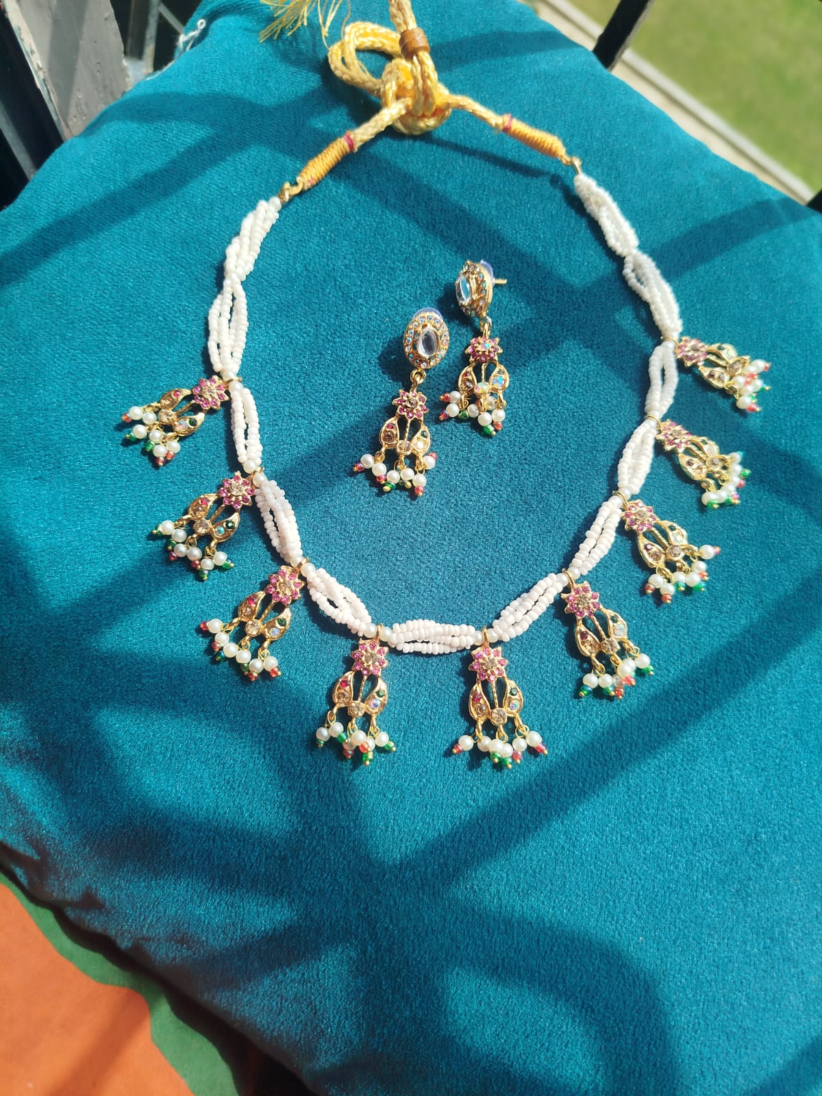 Beautiful designer necklace set - Image 2