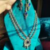 Mala set blue antique