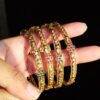 Polki kundun bangles